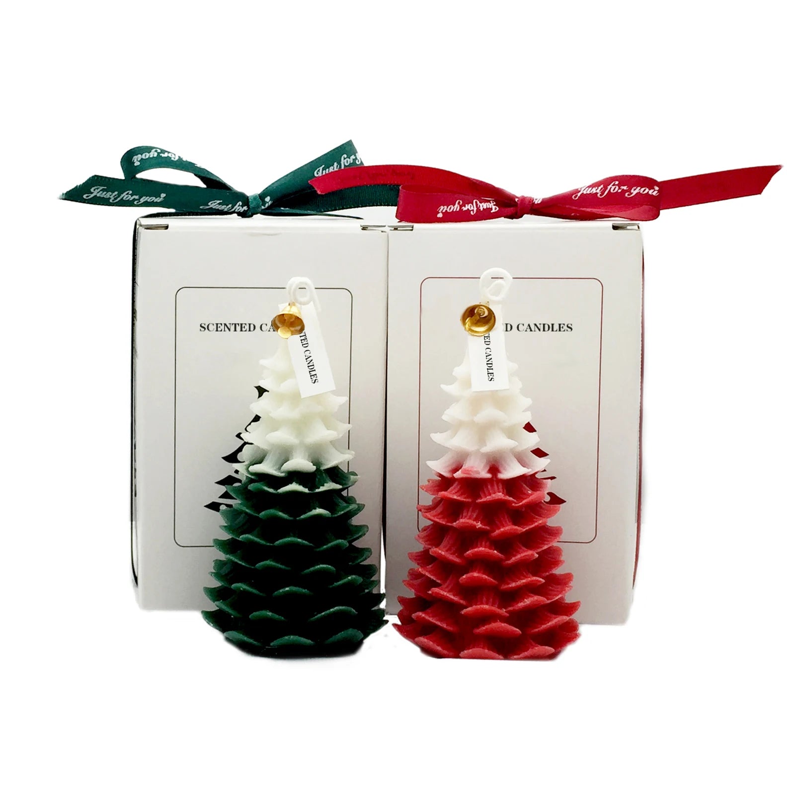 E152 Best Christmas Tree Shape Art Candles Paraffin Wax  Easter Thanksgiving Gift Handmade Candles