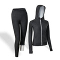Efficient Fat Burning Plus Size Full-Zip Heavy Duty Home Fitness Women Body Shapers Top Polyester Jacket Sauna Suit for Women