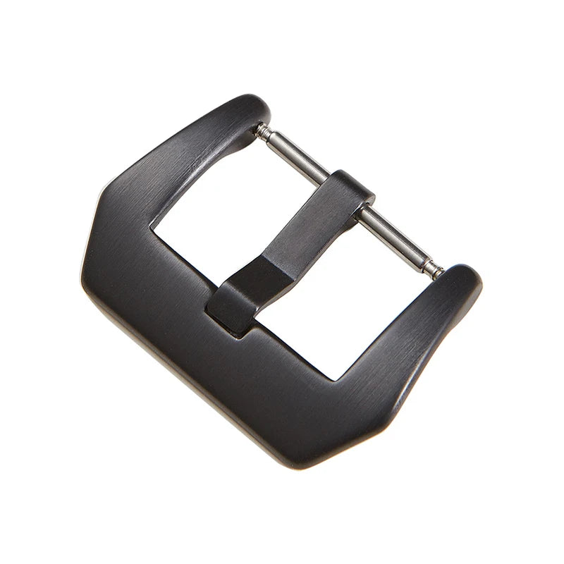 18 20 22 24 26mm Leather Watch Band Solid 304 Stainless Steel Strap Buckle