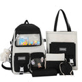 Mochilas Escolares College 5-piece Set Backpack School Bag Student Schoolbags Students Backpack BACKPACK SET