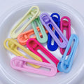 Duck Billed Clip 6cm Tactile Paint Hair Clip DIY Material Accessories Candy Color Clip Hair Jewelry N25720