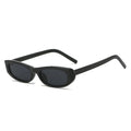 Blue Tortoiseshell Sunglasses for Men and Women Rectangular UV400 Lenses Y2K Style INS Future Wind with PC Frame