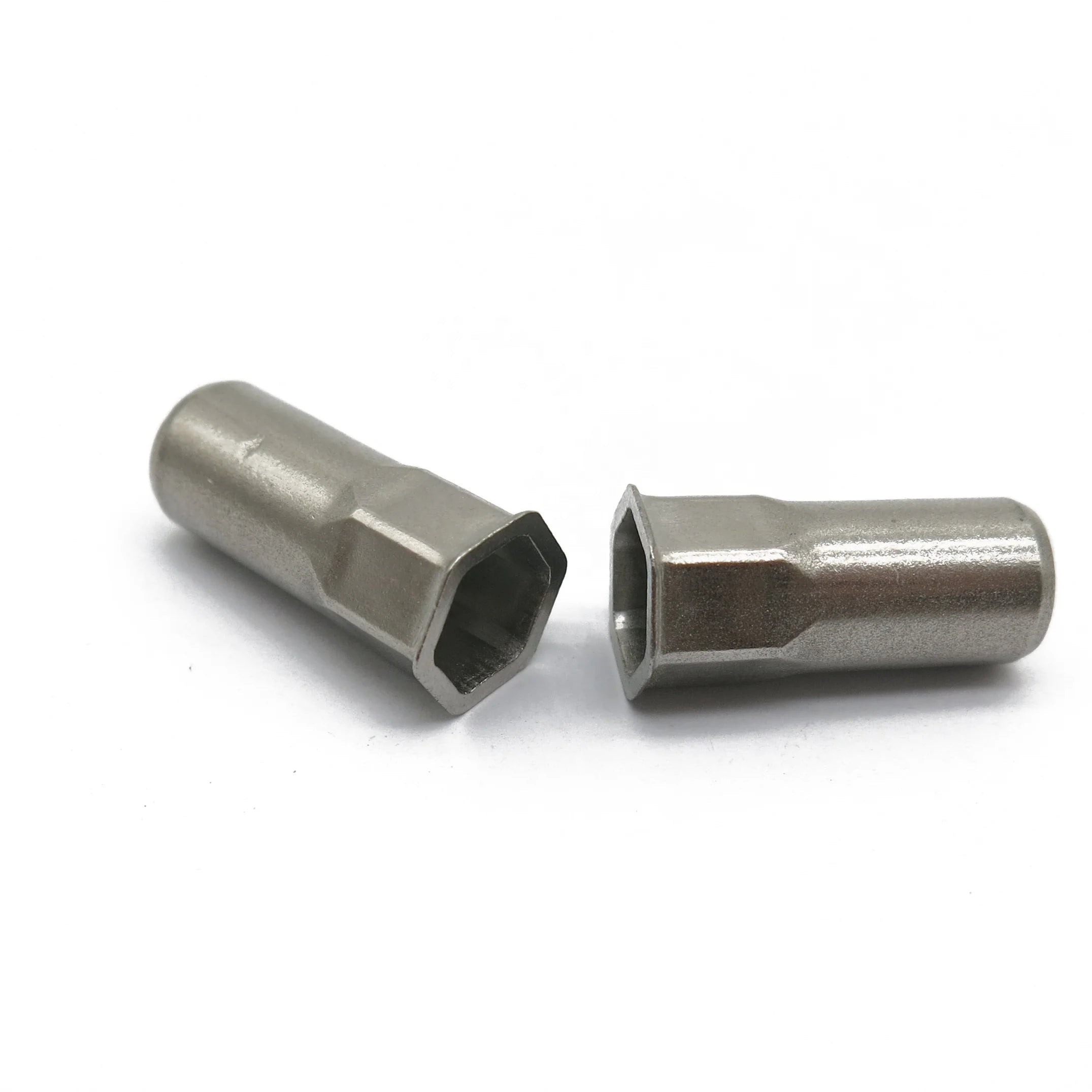 Custom Stainless Steel RHH-IHBC/SS Furniture Factory Stock Passivated Inner Body Close End Rivet Nut with Hex Head
