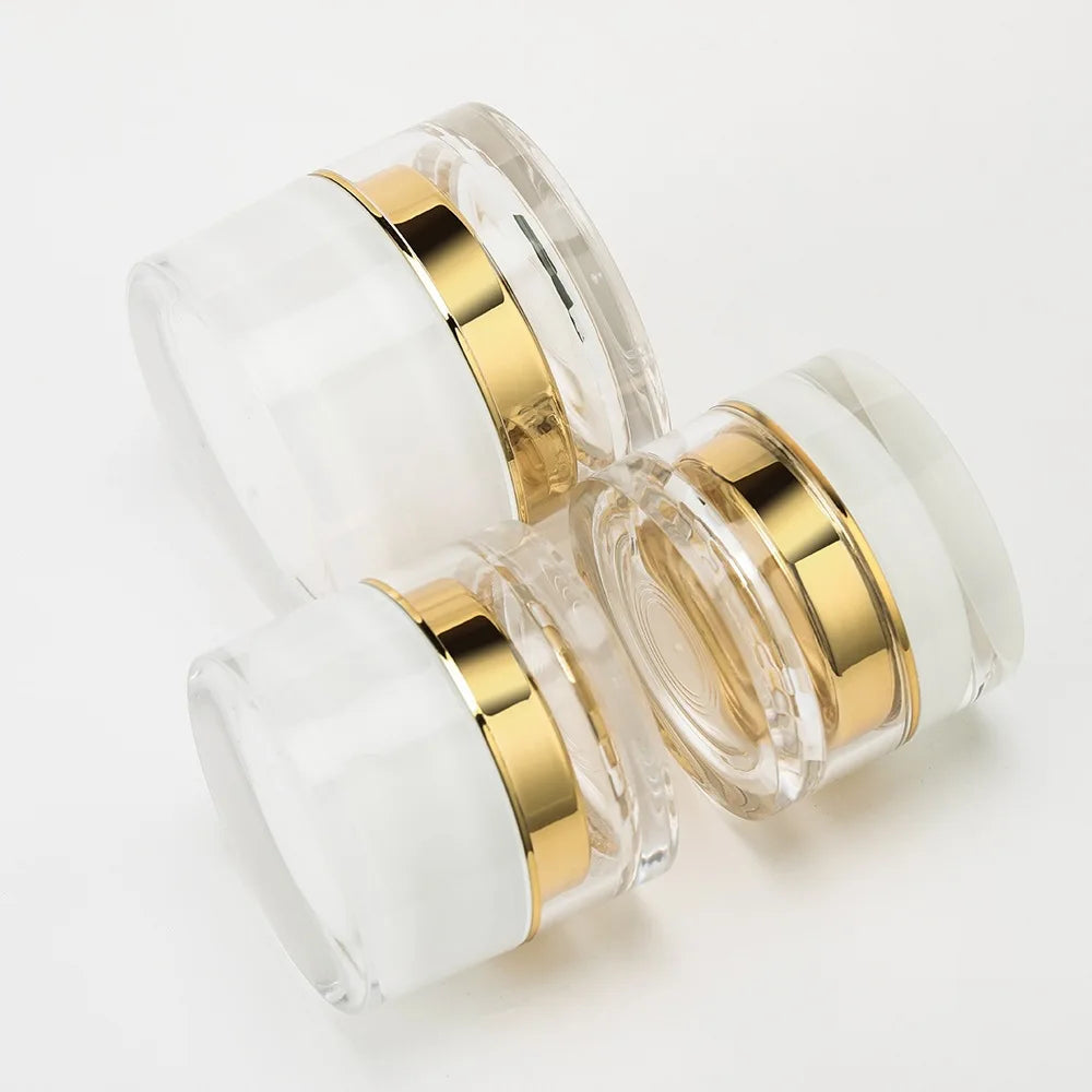 Cream Packaging 20g 30g 50g in Stock Ready to Ship Empty Face Cream Jars Plastic Jars Packaging Cream Cosmetics Jar