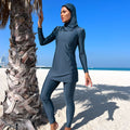 New Modest Burkini Swimwear for Muslim Women Full Coverage Long Sleeves Sun Protection Conservative Fashion Plus Size Options