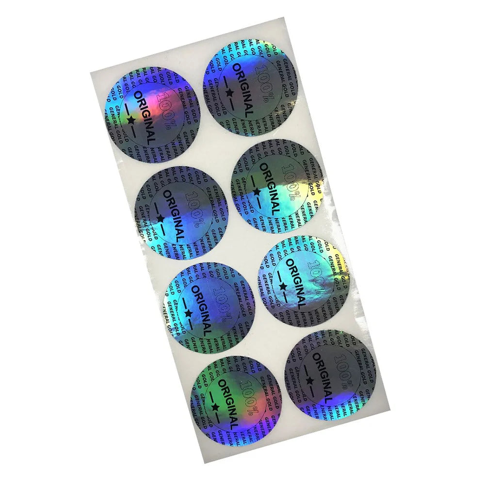 3D Hologram Laser Label Vinyl Sticker Sheet PVC Adhesive Sticker for Supermarket Promotion and Grocery Use Made in China