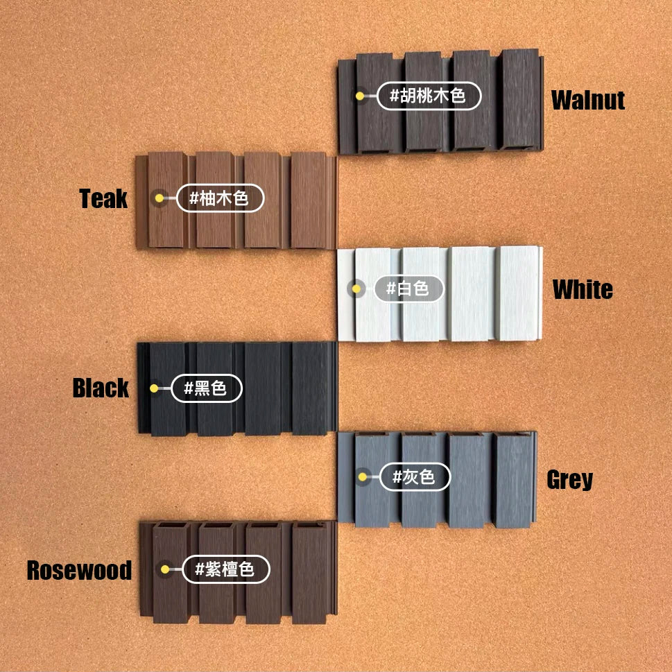 Wpc Decorative Wall Cladding Water-proof Outdoor Wall Panel Co Extrusion Great Wall Ceiling Panel
