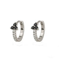 ROXI Factory Wholesales 925 Silver CZ Zircon Stone Hoop Huggie Earrings for Women