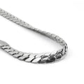 Fashion Hip Hop Chain Jewelry Embossed NK Stainless Steel Chain Men Women Choker Necklace Custom Length Wholesale