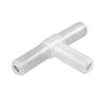 4mm T Plastic Aquarium Air Pump Tee Line Tubing Joints Connectors Pet Tools T-junction Fish Tank Air Pump Fits Standard air Line