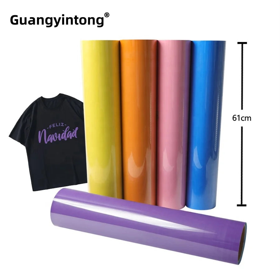 Guangyintong PU Matte Heat Transfer Vinyl Film for Clothes Wholesale