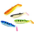 SNEDA Wholesale Fishing Lures 80mm 6g Artificial T Tail Soft Lure 3D Fish Eyes PVC Fishing Bait for Freshwater