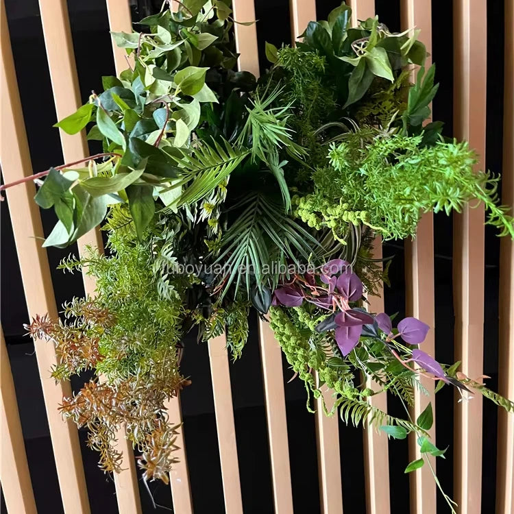 SH Ceiling Flower Garland Green Plant Vines Hanging Plants Vines Artificial Flowers Hanging Rattan Silk Fake Leaves Decoration