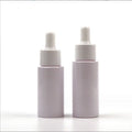 30ml Spot Cosmetic Plastic Original Solution Essence Bottle Package PET White Cylindrical Silicone Dropper Dispensing Bottle