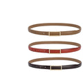Manufacturers Hot Selling Thin Belt Women's Skirt Leather Belt Women's Simple Matching Decorative Dress Belt
