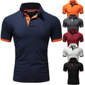 Custom Logo Summer New Short-Sleeved White for Polo Shirt for Men Work Clothes with Printed Pattern Embroidered Logo
