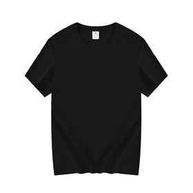 OEM Logo Unisex 60% Cotton 40% Polyester Round Neck Blank T-shirt CVC Cotton Fashion Tshirt