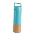 FX Factory 20oz Stainless Steel Thermal Insulated Travel Coffee Cup With Handle Vacuum Flasks Bamboo Custom Logo Water Bottle