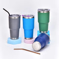 Vacuum Insulated Cup 304 Stainless Steel Travel Coffee Mug 20oz 30oz Tumbler With Lids and Straw