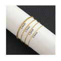 Pulseras De Acero Inoxidable Al Mayor Simple Minimalist Jewelry DIY Thin Snake Chain Stainless Steel Gold Plated Bracelet