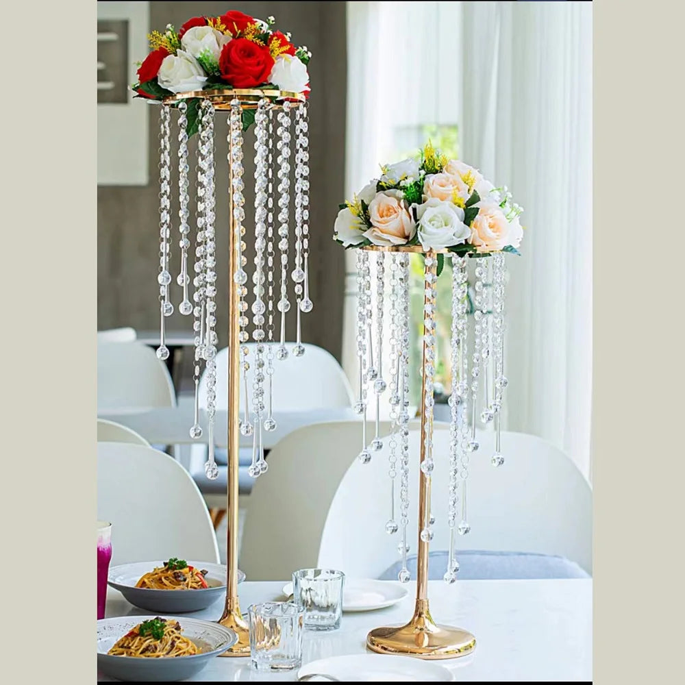 Customizable Size Candelabra Centerpieces and Wedding TableBackdrop Stand New Fast Delivery Decorations Plates Table Backdrop