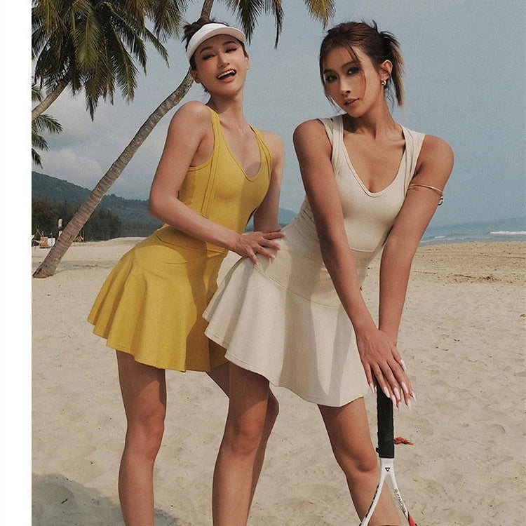 Custom Wholesale Pleated Tennis Skirts  Sportswear Girls Inside Layer Golf Wear for Women Tennis Dress Clothes