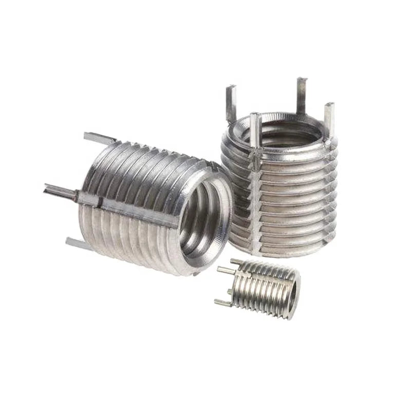 Key Locking Thread Insert M8 Stainless Steel Threaded Inserts Molding Fasteners Threaded Bushing Tools Motorcycle Parts Insertos