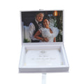 Bespoke Gold Foiling Clear Acrylic Wedding Card Velvet Hardcover Box Luxury Wedding Invitations