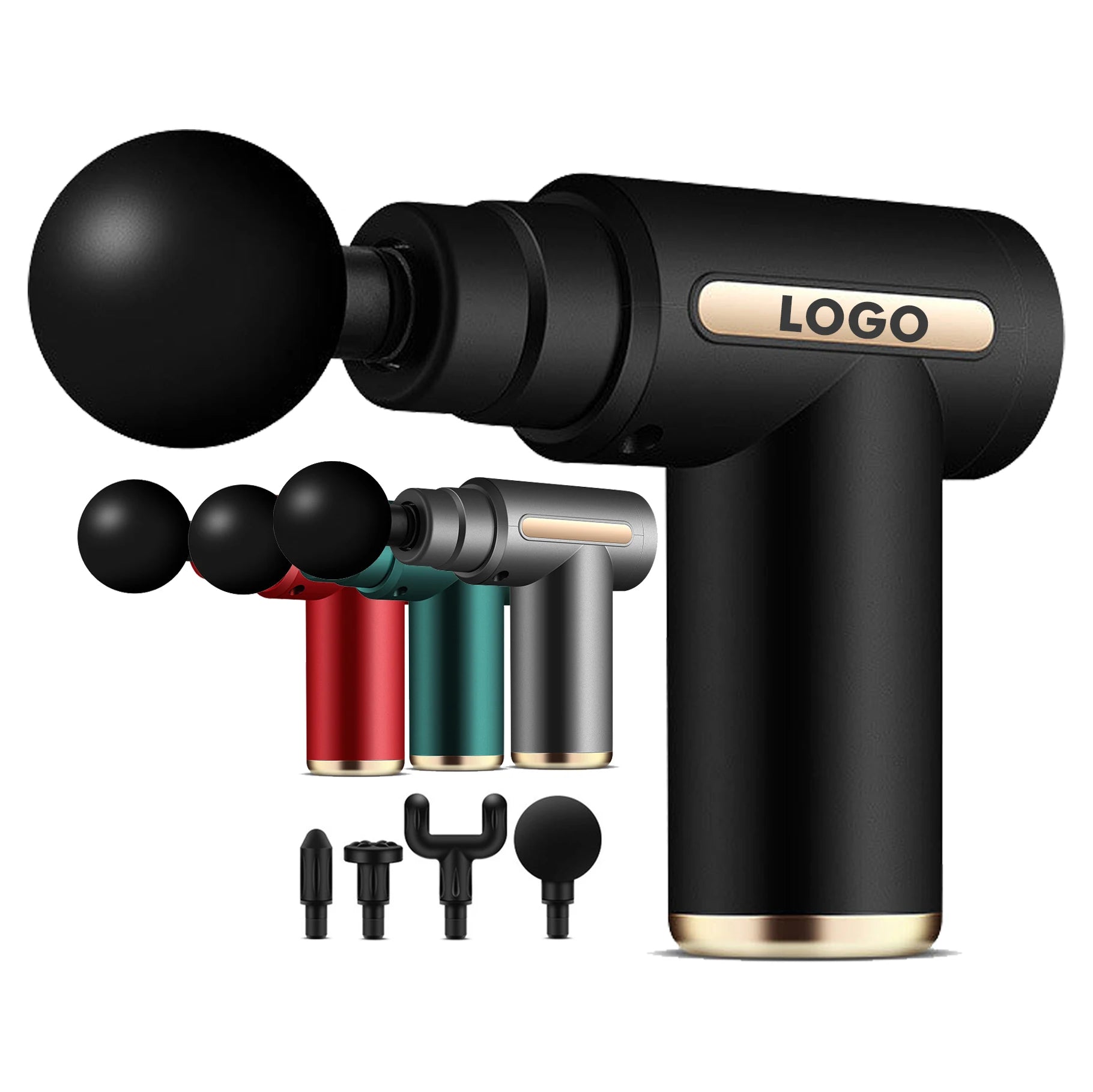 Latest Portable Mini USB Electric Deep Tissue Massage Gun Booster Body Vibration Massage Tool