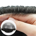 Super Thin Skin Virgin Indian Hair Toupee All V Loop 0.02-0.03 mm PU Base Invisible Hairline Mens Hair Unit