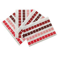 Wholesale Adhesive PP Synthetic Paper Cosmetic Product Sticker Sheet Makeup Lipstick Stickers Label for Packaging