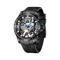 Top Branded Luxury Men Mechanical  Wrist Watch Chronograph Rubber Strap 316L Stainless Steel Waterproof Automatic Watches