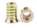 M4 M5 M6 M8 Furniture Countersunk Hex Embedded Nut Threaded Insert Nuts for Wood