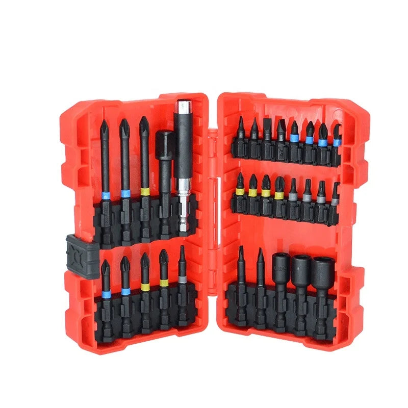 Factory Direct Industrial Vulcan Magnetic Screwdriver Bits Set for Metal Drilling S2 Steel 1/4" Hex Shank MegaBDM