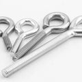 304 Stainless Steel M4M5M6M8-M24 Metric Screw Sheep Eye Machine Tooth with Zinc-Plated Ring Closed Hook for Various Applications
