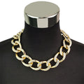 Europe and America Punk Retro Geometric Thick Chain Necklaces Women's Fashion Street Snap Personalized Choker Necklaces