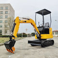 FREE SHIPPING! YHMG 3.5 Ton Mini Excavator W12 Model Mini Digger CE/EPA China 1.2 Ton Wholesale Excavadora Prices