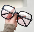 New Fashion Design Luxury Uv400 Oversized Square Sunglasses Female Shades Gradient Women Sunglasses 2024