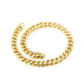 KALEN Round Grinding Cuban Male Stainless Steel Long Necklace