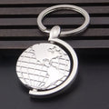 New Fashion Metal Spin Globe Keychains Mini Globe Keyrings Students Gifts