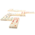 Colorful Indoor/Outdoor Full-Size Double Six Wooden Dominoes Set Big Size Pots Game