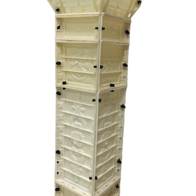 Precast Plastic Decorative square Concrete Baluster Corner Mold for Sale