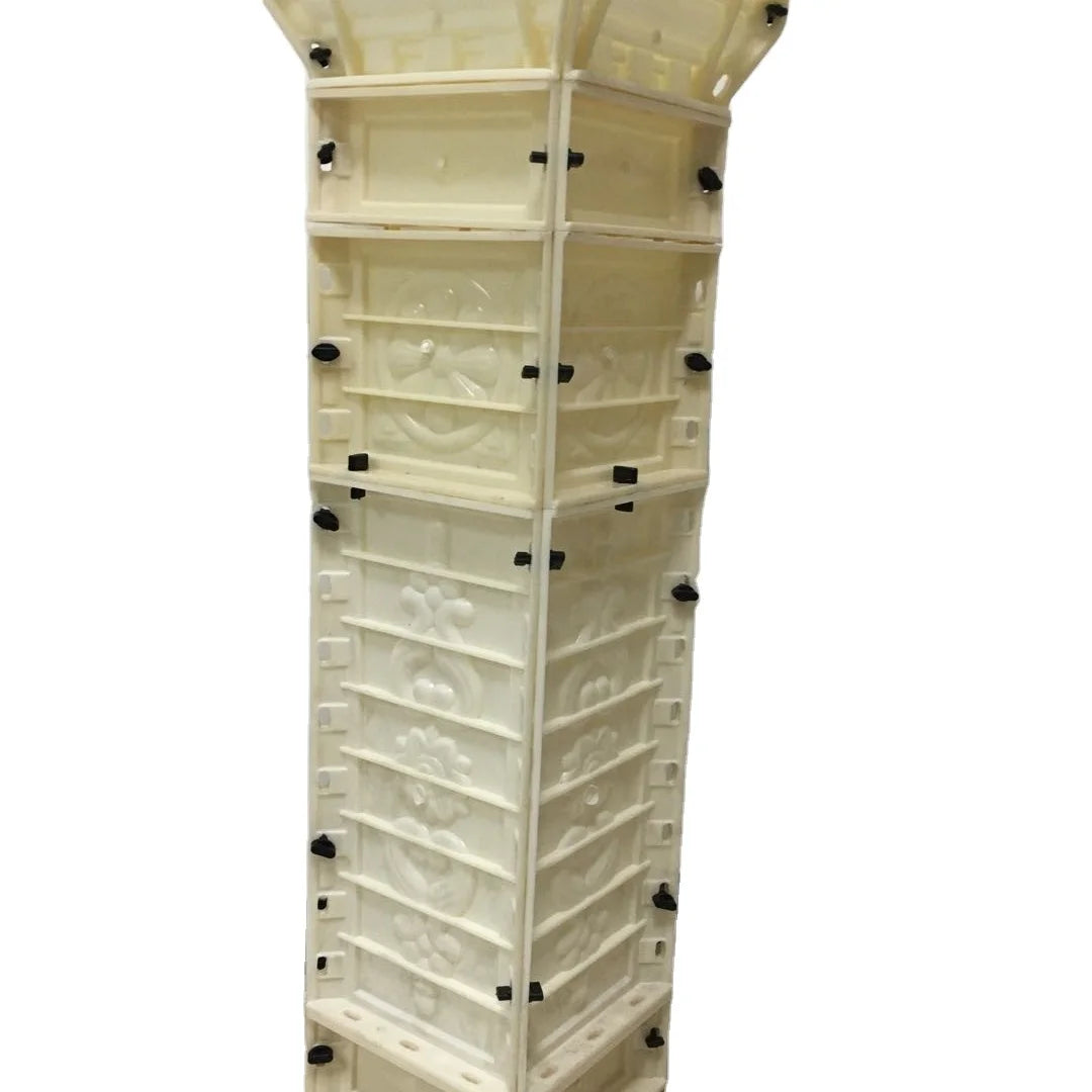 Precast Plastic Decorative square Concrete Baluster Corner Mold for Sale