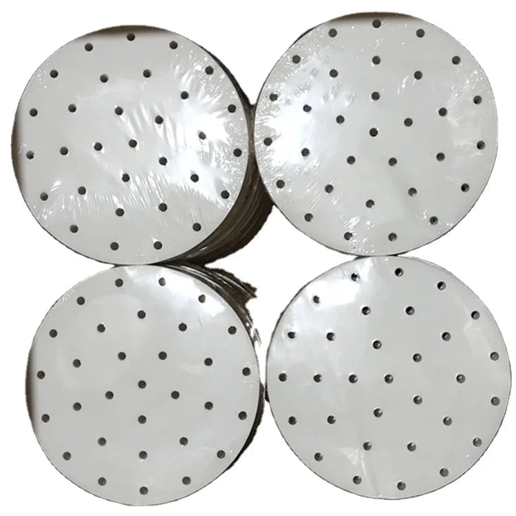 Custom Size Greaseproof Double-Sided 40gsm Food Grade Silicone Parchment Paper Liners Air Fryer Oven Easy Clean Squares Bread