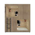 WE Factory Custom Hotel Bed Cabin Solutions Handcrafted Wooden Sleeping Pods
