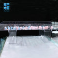 Modern Clear Decorate Custom Acrylic Wedding Table Acrylic Bridal Table / Acrylic Sweetheart Table