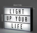 Indoor LED Neon Light Box with Customizable Decorative Letters for Car & Companies