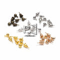 3/4/5mm Pin Findings Stud Earring Basic Pins Stoppers Connector for DIY Jewelry Making Accessories Supplies