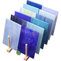 10x15cm 3mm Thickness Traditional Classic Opal Stained Glass Sheet Water Resistant Variety Colors Tiffany Glass Mosaic DIY Art