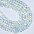Wholesale Opalite Natural Stone 4/6/8/10/12mm Smooth Loose Round White Opalite Beads for Jewelry Making